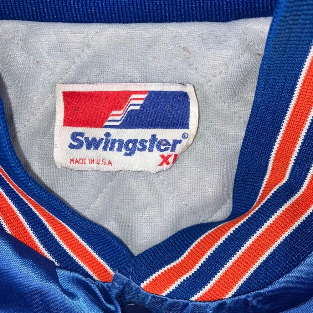 Vintage Swingster Cleveland Cavaliers Jacket Men XL Satin Varsity Bomber 80s 90s